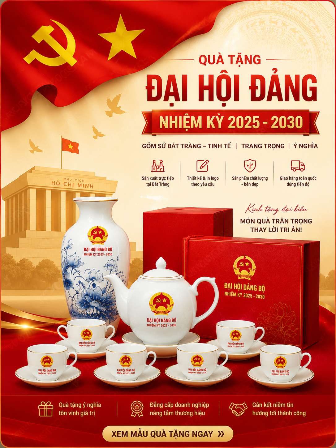 quà tặng đại hội Đảng