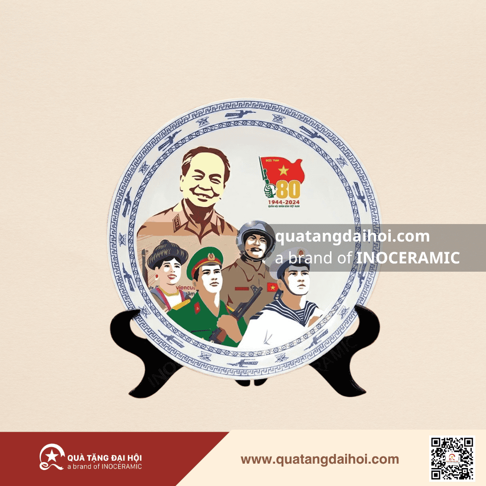 Đĩa biểu trưng kỷ niệm in hình lưu niệm theo sự kiện lịch sử - Quà Tặng Đại Hội Đĩa biểu trưng kỷ niệm in hình lưu niệm theo sự kiện lịch sử
