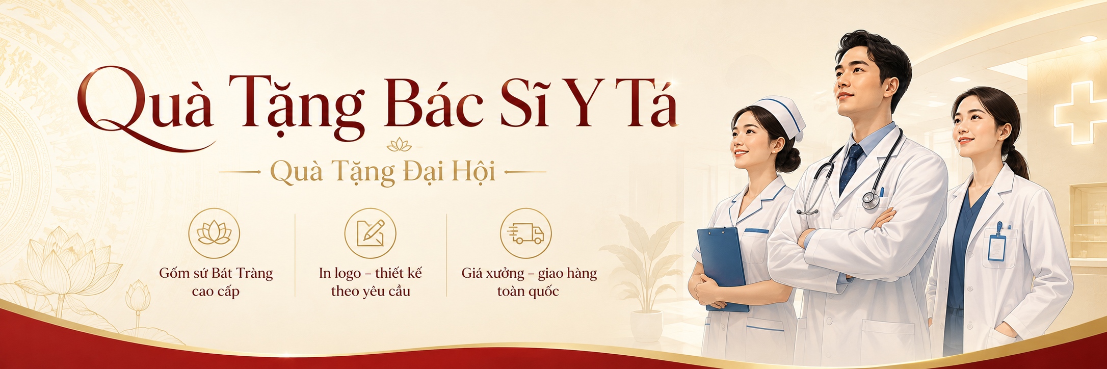 Quà Tặng Bác Sĩ Y Tá - Quà Tặng Đại Hội