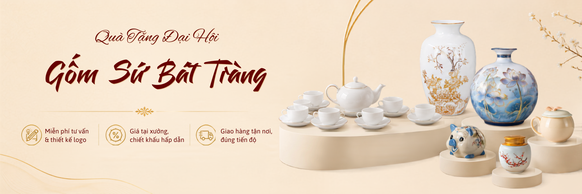 Quà Tặng Đại Hội Gốm Sứ Bát Tràng