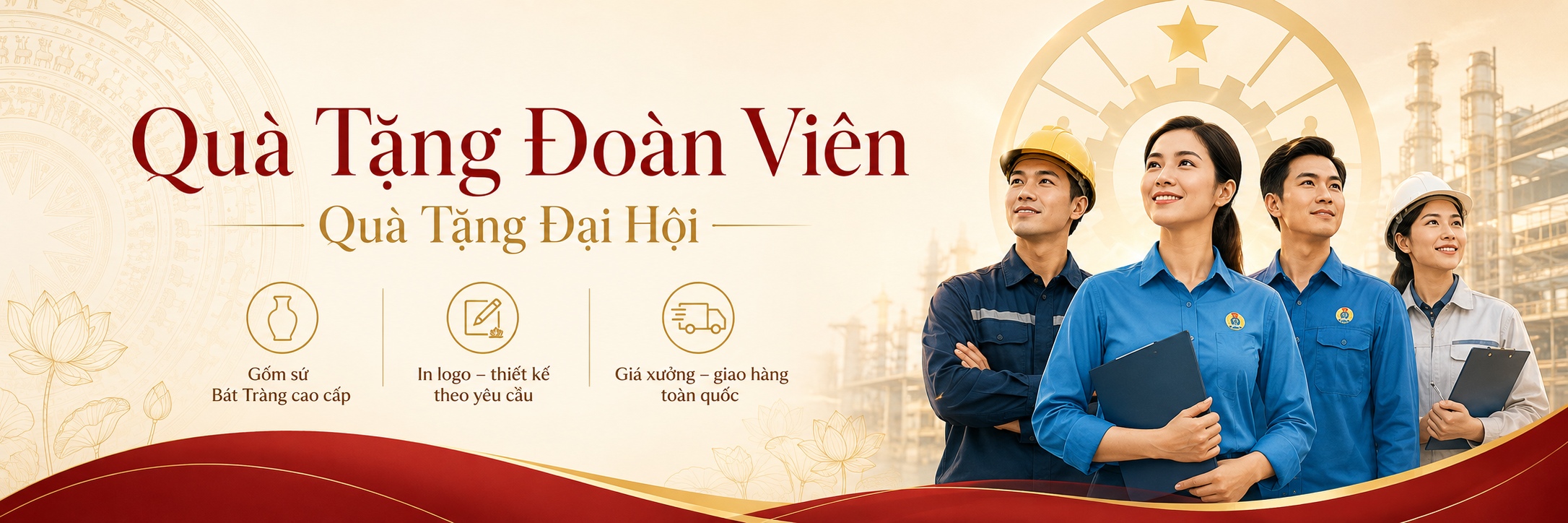 Quà Tặng Đoàn Viên Công Đoàn - Quà tặng Đại Hội
