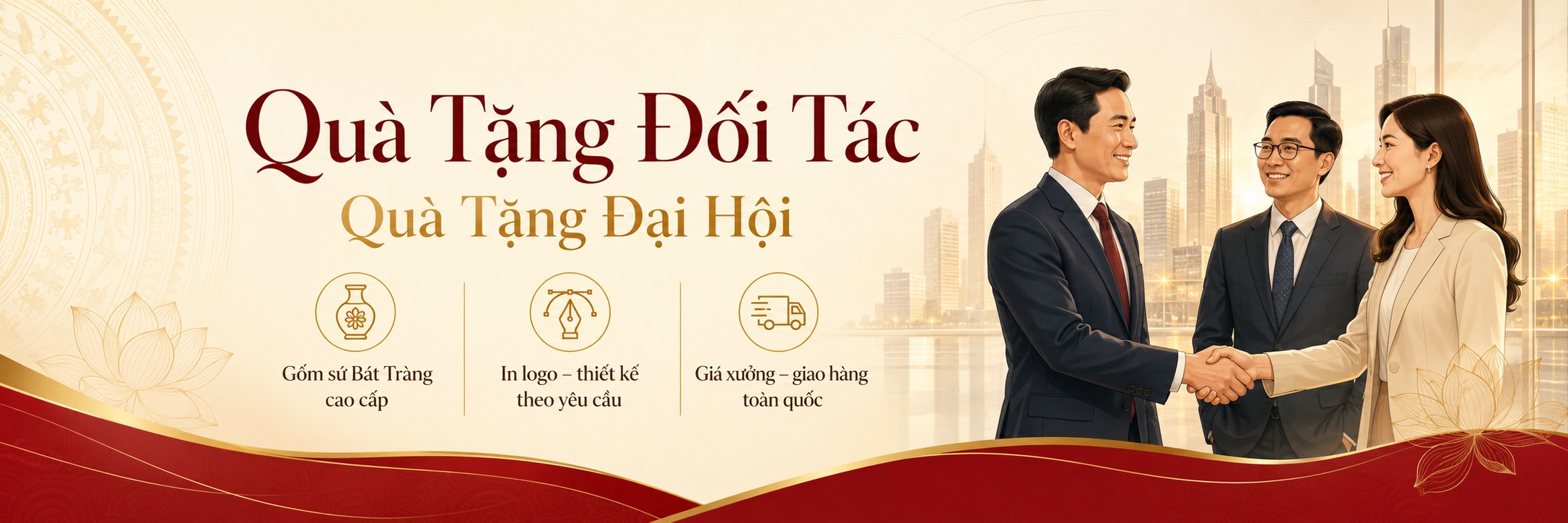 Quà Tặng Đối Tác - Quà tặng Đại Hội