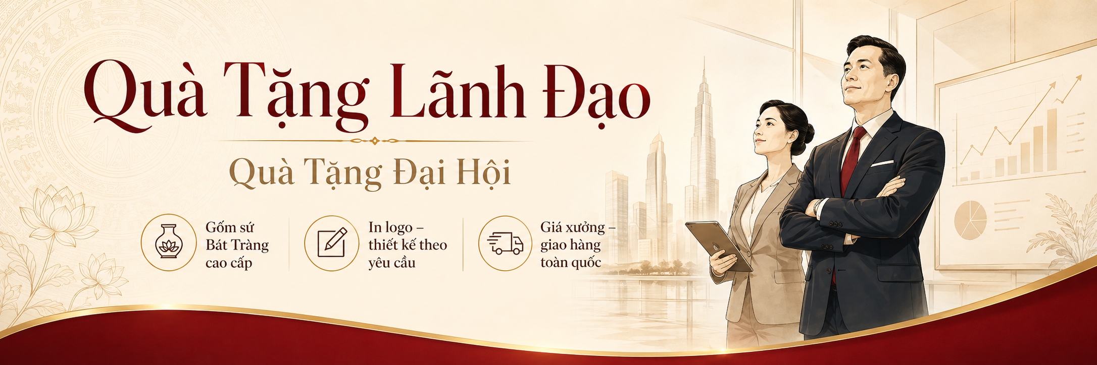 Quà tặng Lãnh Đạo - Quà tặng Đại Hội