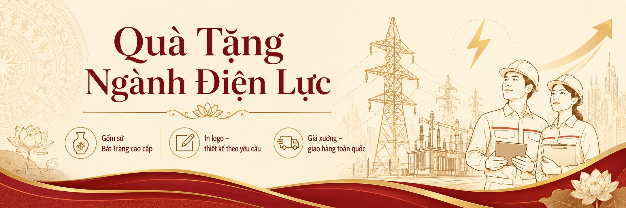 Quà tặng ngành Điện Lực - Quà Tặng Đại Hội
