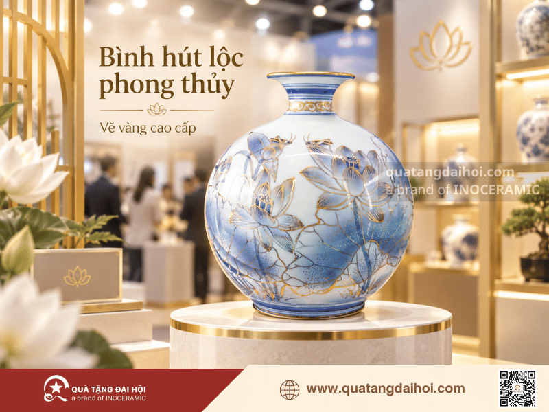 Bình hút lộc phong thủy làm quà tặng hội chợ triển lãm tặng khách hàng - Quà Tặng Đại Hội Bình hút lộc phong thủy làm quà tặng hội chợ triển lãm tặng khách hàng