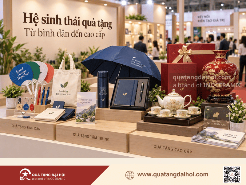 Hệ sinh thái quà tặng hội chợ triển lãm cao cấp từ bình dân đến cao cấp - Quà Tặng Đại Hội Hệ sinh thái quà tặng hội chợ triển lãm cao cấp từ bình dân đến cao cấp