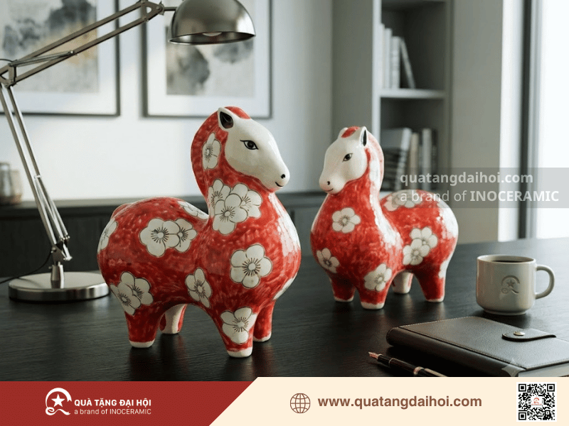 Tượng dê Xích Dương Nghênh Xuân làm quà tặng khách hàng đối tác mạng Hỏa - Quà Tặng Đại Hội Tượng dê Xích Dương Nghênh Xuân làm quà tặng khách hàng đối tác mạng Hỏa