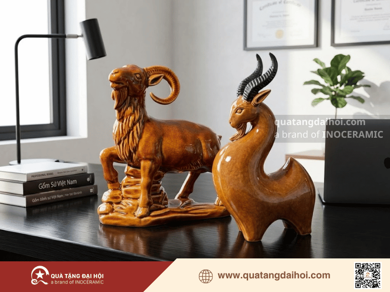 Tượng dê mini để bàn phù hợp với quà tặng số lượng lớn - Quà Tặng Đại Hội Tượng dê mini để bàn phù hợp với quà tặng số lượng lớn