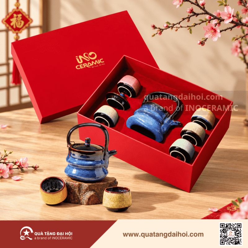Bộ Quà Tặng Doanh Nghiệp Tân Xuân Phúc Lộc In Logo - Quà Tặng Đại Hội Bộ Quà Tặng Doanh Nghiệp Tân Xuân Phúc Lộc In Logo